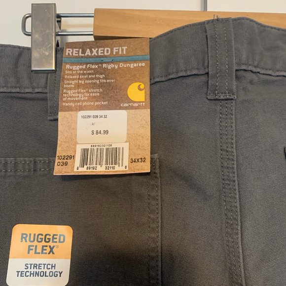 Men's Carhartt Relaxed Fit Dungaree - Picture 4 of 5